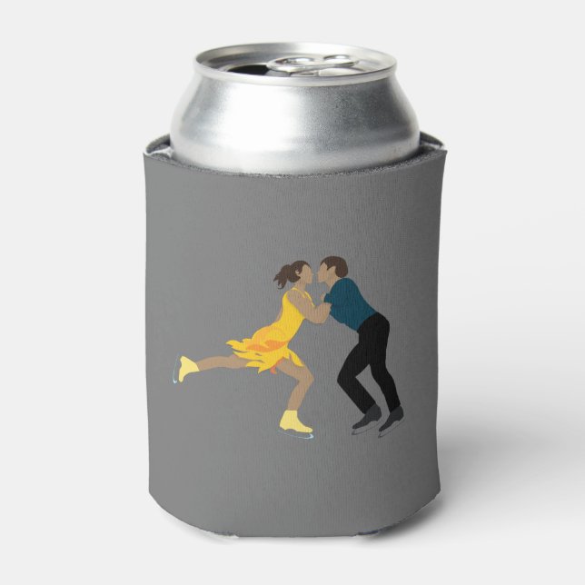 Figure Skating Can Cooler (Can Front)