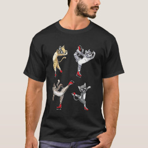 Figure Skating Cat T-Shirt