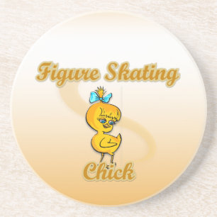 Figure Skating Chick Coaster