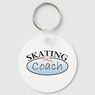 Figure Skating Coach Key Ring