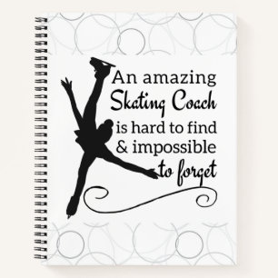 Figure skating coach notebook - Hard to find