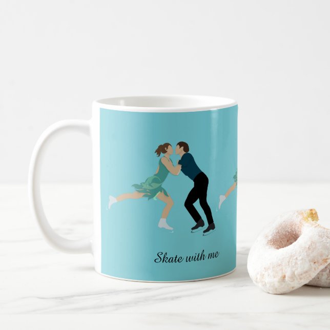 Figure Skating Coffee Mug (With Donut)
