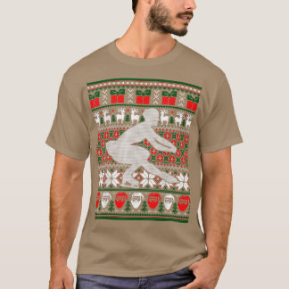 Figure Skating Dancer Ice Skate Dancing Happy Holi T-Shirt