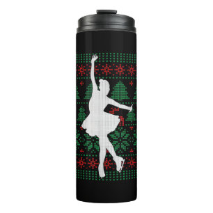 Figure Skating Dancer Ice Skate Dancing Happy Thermal Tumbler