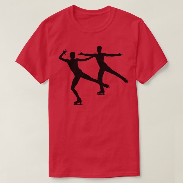 Figure Skating Dancing Pair T-Shirt (Design Front)