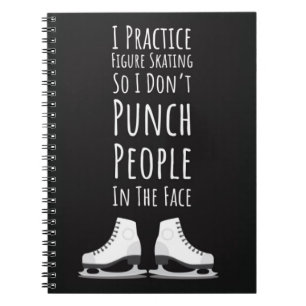 Figure Skating Gifts Female Women Winter Sports Notebook