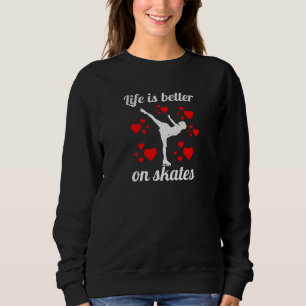 Figure Skating Gifts For Girls Ice Figure Skater Sweatshirt