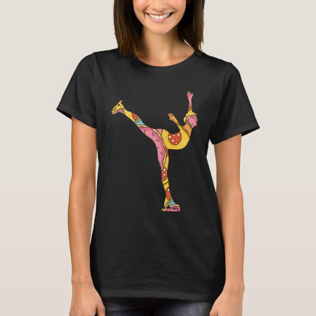 Figure Skating Girls And Women Ice Skating  1 T-Shirt (Front)