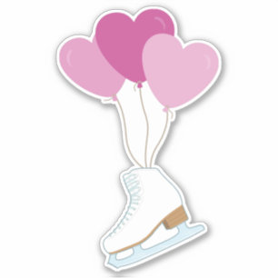 Figure Skating Happy Birthday Balloons