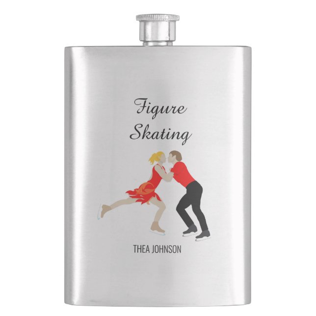 Figure Skating Hip Flask (Front)