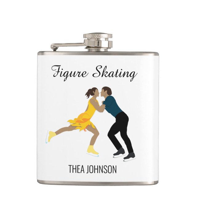 Figure Skating Hip Flask (Front)