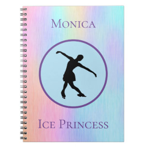 Figure Skating "Ice Princess" Custom Notebook