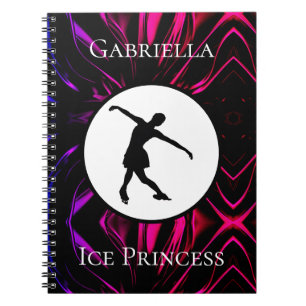 Figure Skating "Ice Princess" Custom Notebook