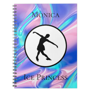 Figure Skating "Ice Princess" Custom Notebook