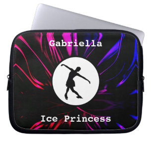 Figure Skating "Ice Princess" Personalised Laptop Sleeve