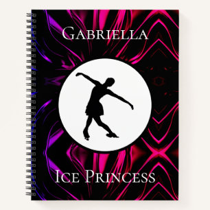 Figure Skating "Ice Princess" Personalised Notebook