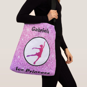 Figure Skating "Ice Princess" Sparkle Crossbody Bag