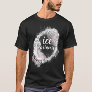 Figure Skating Ice Skater Princess Skate T-Shirt