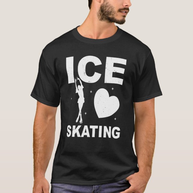 Figure Skating Ice Skating Girls Figure Skating  1 T-Shirt (Front)