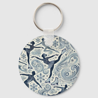 figure skating key ring