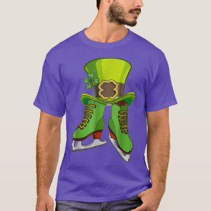 Figure Skating Leprechaun St Patricks Day T-Shirt