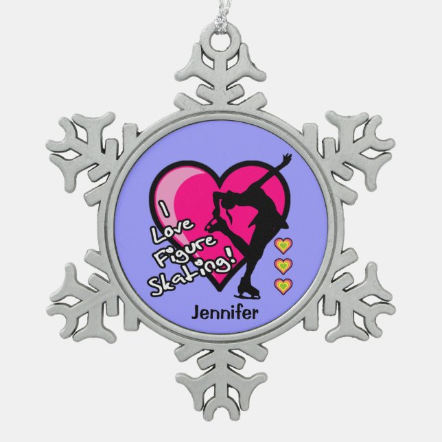 Figure Skating - Personalised Ornament (Front)