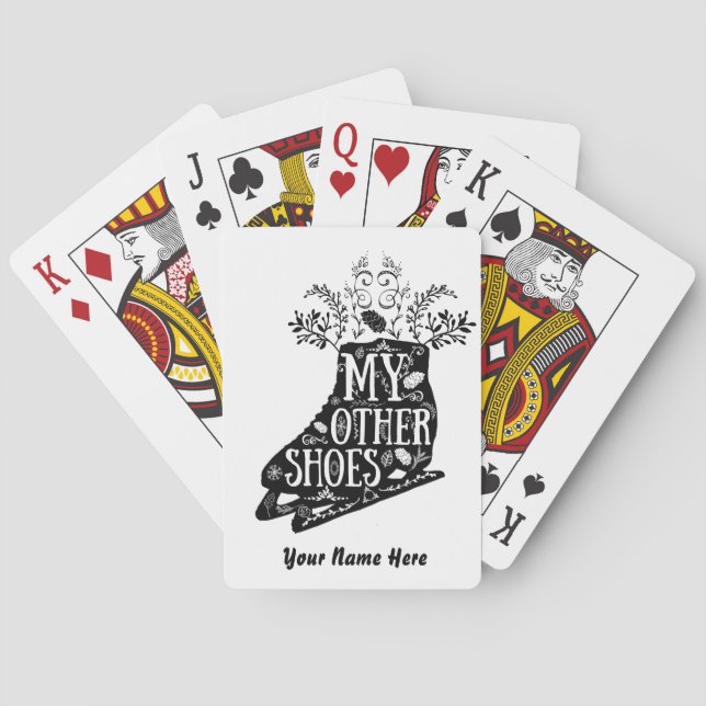 Figure Skating Playing Cards (Back)