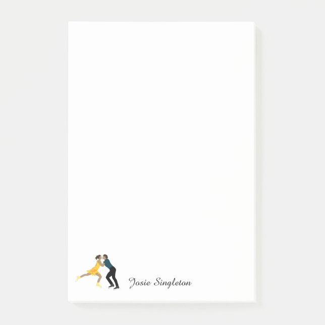Figure Skating Post-it Notes (Front)