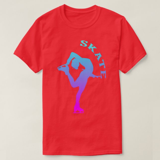 Figure Skating Skate Womens Figure Skating 1 T-Shirt (Design Front)