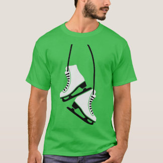 Figure Skating Skates Sticker T-Shirt