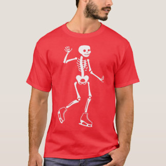 Figure Skating Skeleton T-Shirt