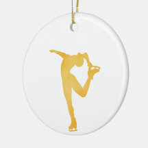 Figure Skating Spin Ornament