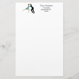Figure Skating Stationery