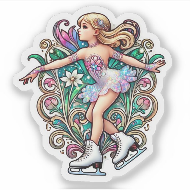 Figure Skating Sticker (Front)