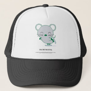 Figure skating trucker hat