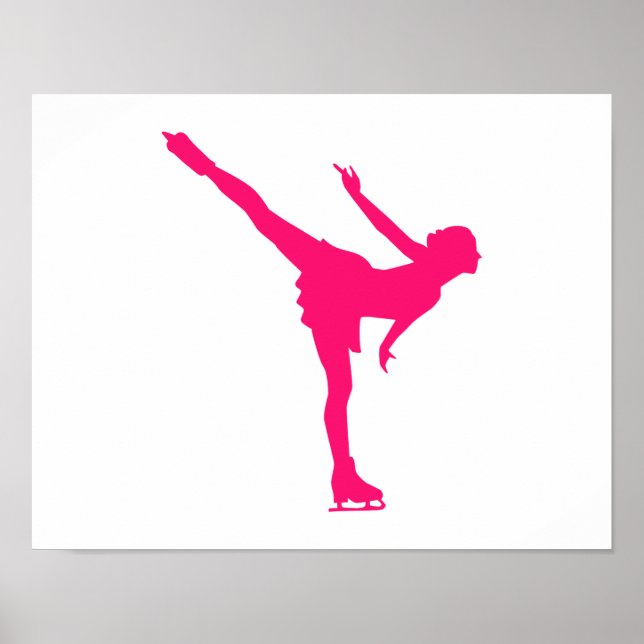 Figure skating woman poster (Front)