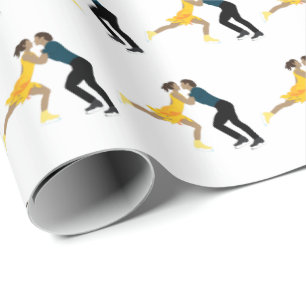 Figure Skating Wrapping Paper