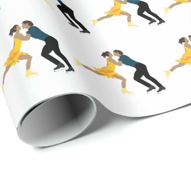 Figure Skating Wrapping Paper (Roll Corner)
