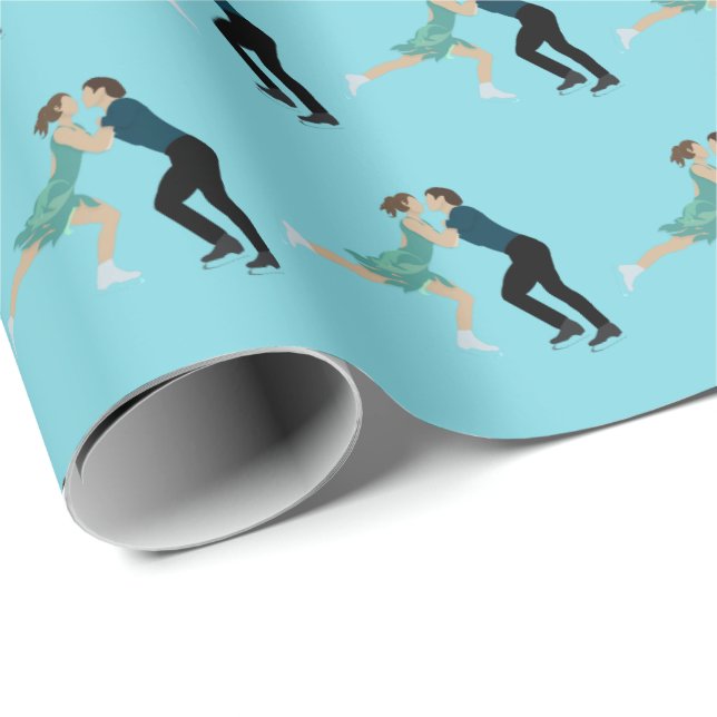 Figure Skating Wrapping Paper (Roll Corner)