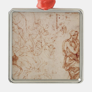 Figure Studies for a Woman Metal Tree Decoration