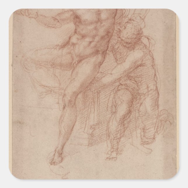 Figure Studies Square Sticker (Front)