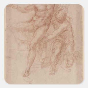 Figure Studies Square Sticker