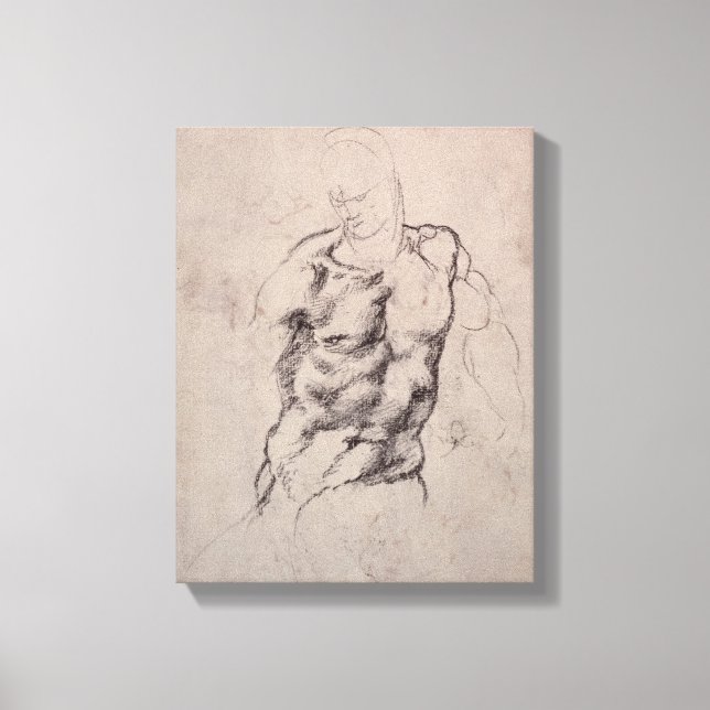 Figure Study 2 Canvas Print (Front)