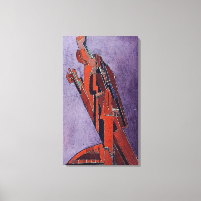 Figure Study - Design for Sculpture Canvas Print (Front)