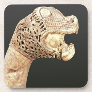 Figurehead of a Viking Longship, found at Oseberg, Coaster