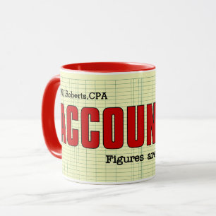Figures are My Speciality Funny Accountant Name Mug