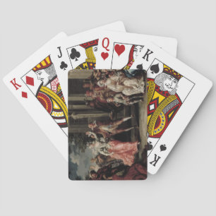 Figures Dancing Outside a Palace (pair with 59640) Playing Cards