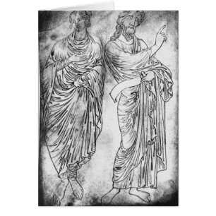 Figures of two apostles or prophets