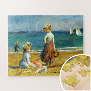 Figures on the Beach, Renoir Fine Art Jigsaw Puzzle