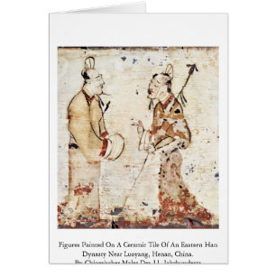 Figures Painted On A Ceramic